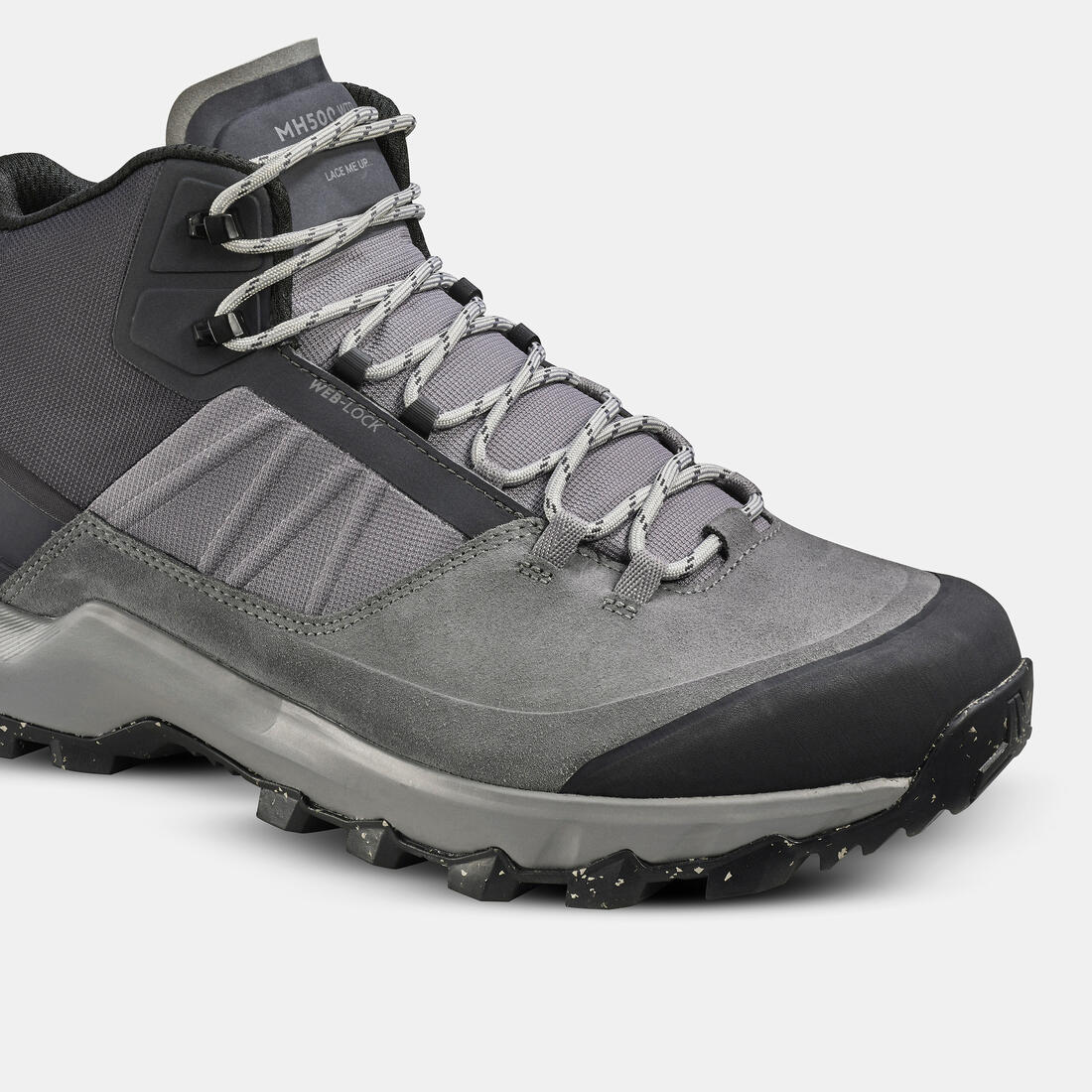 Chaussures imperméables de randonnée montagne - mh500 mid - homme