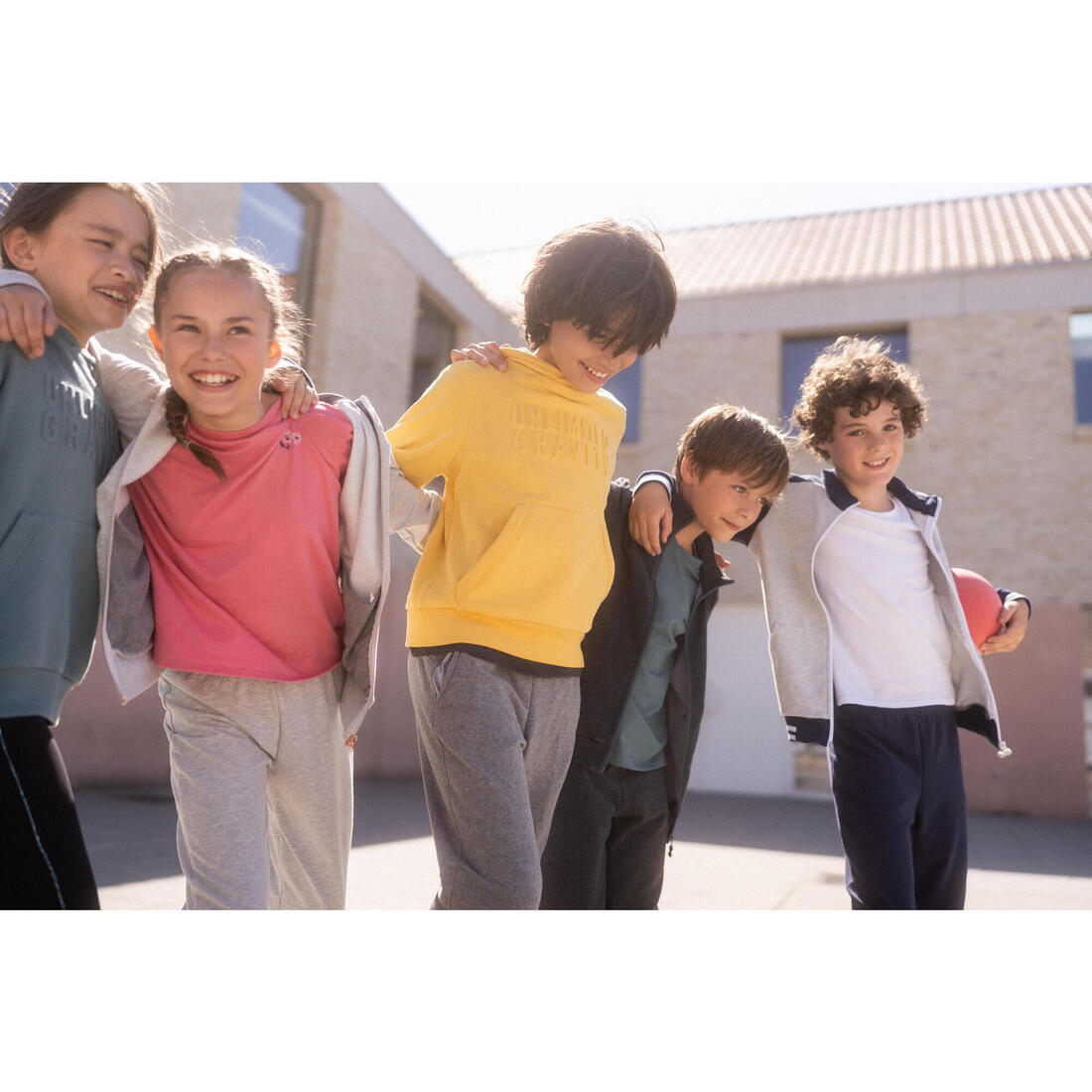 Sweat à capuche coton enfant imprimé