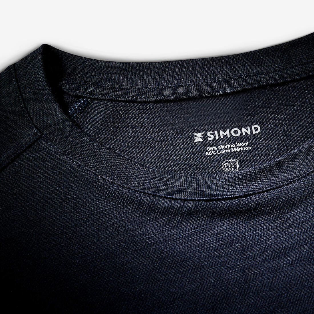 T-shirt manches longues en laine mérinos homme, Merino Resist