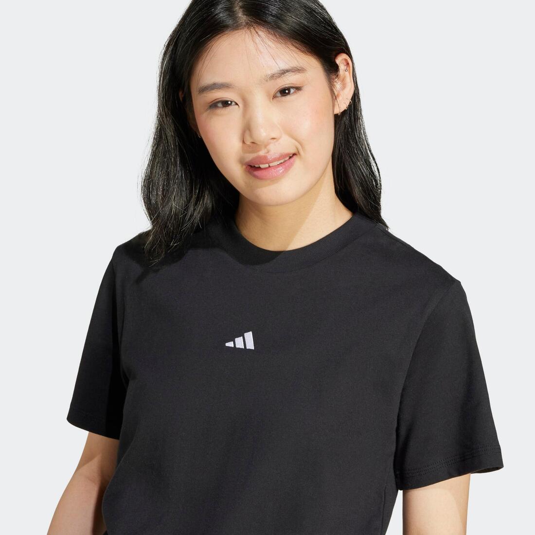 T-shirt de fitness en coton femme
