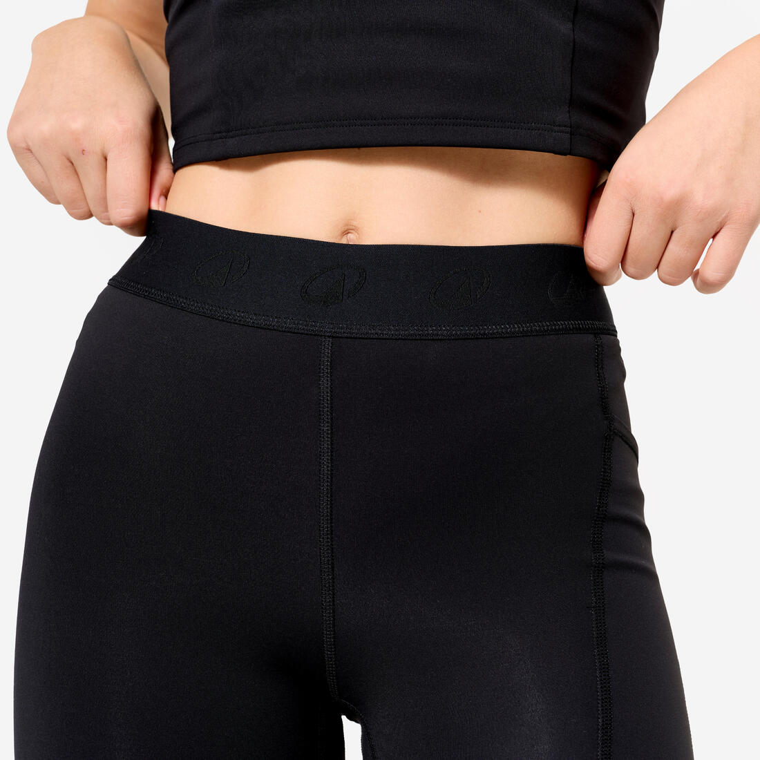 Legging de sport avec ceinture élastiquée femme