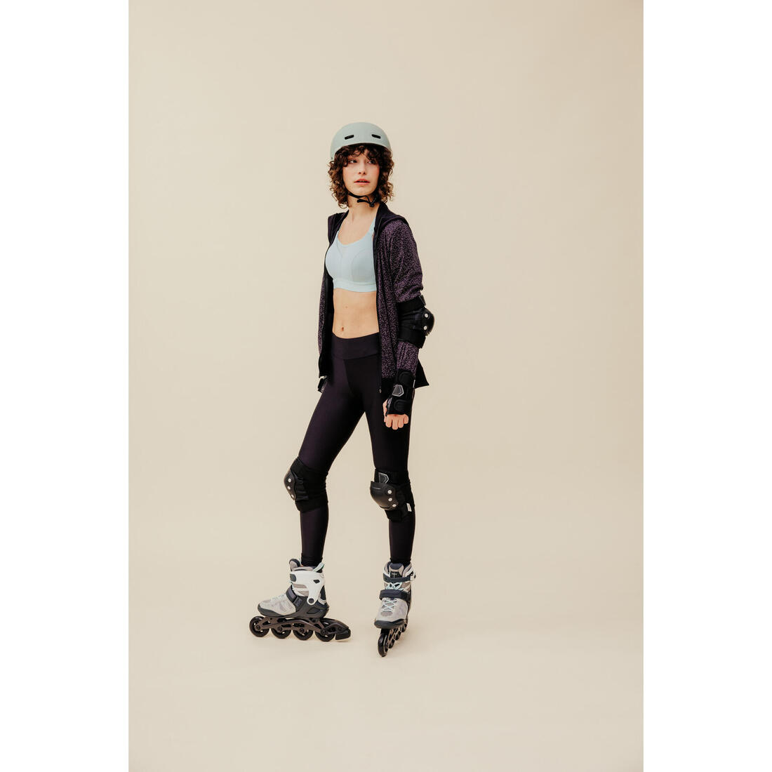 Roller fitness adulte fit500 ice grey