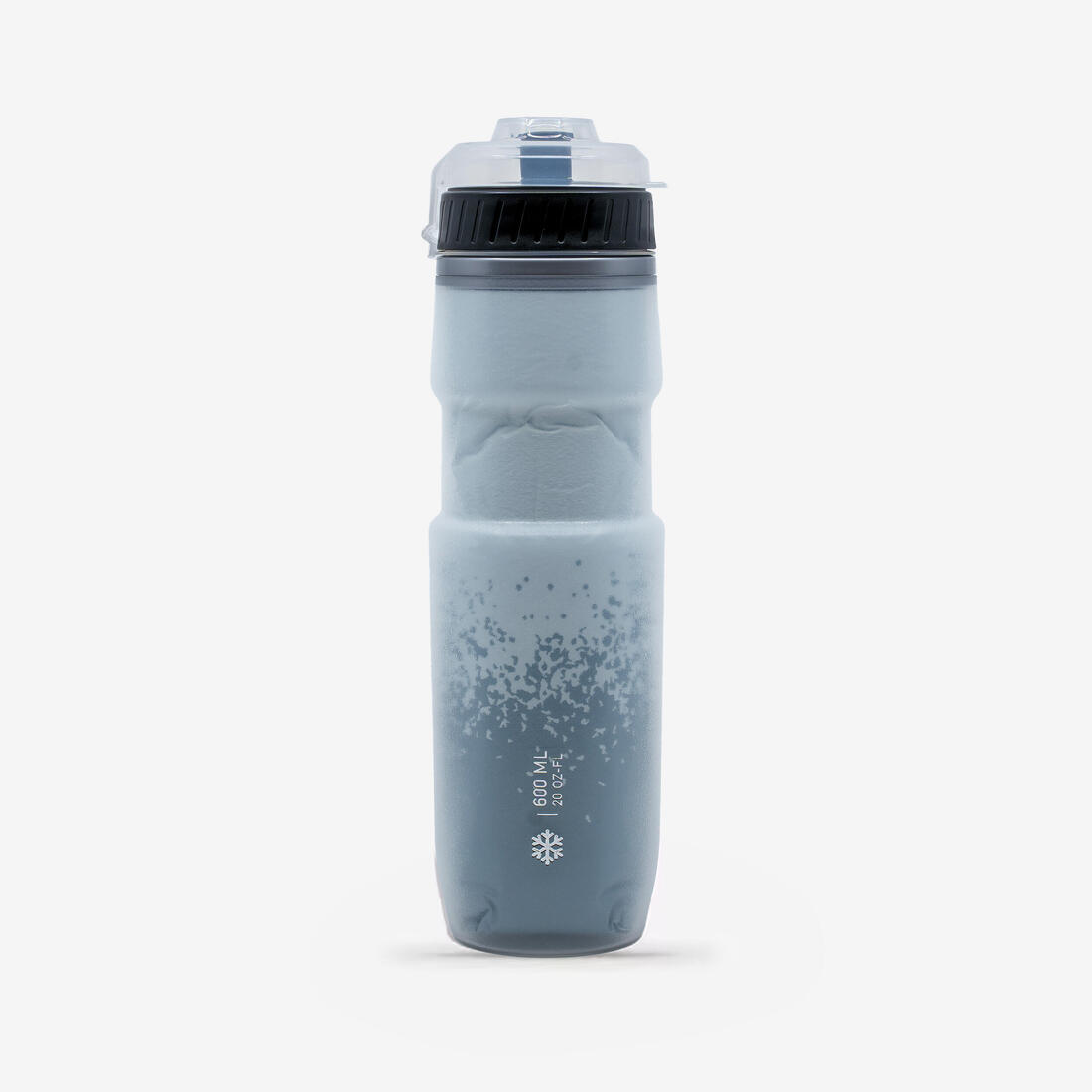 Bidon isotherme souple bleu, 600ml