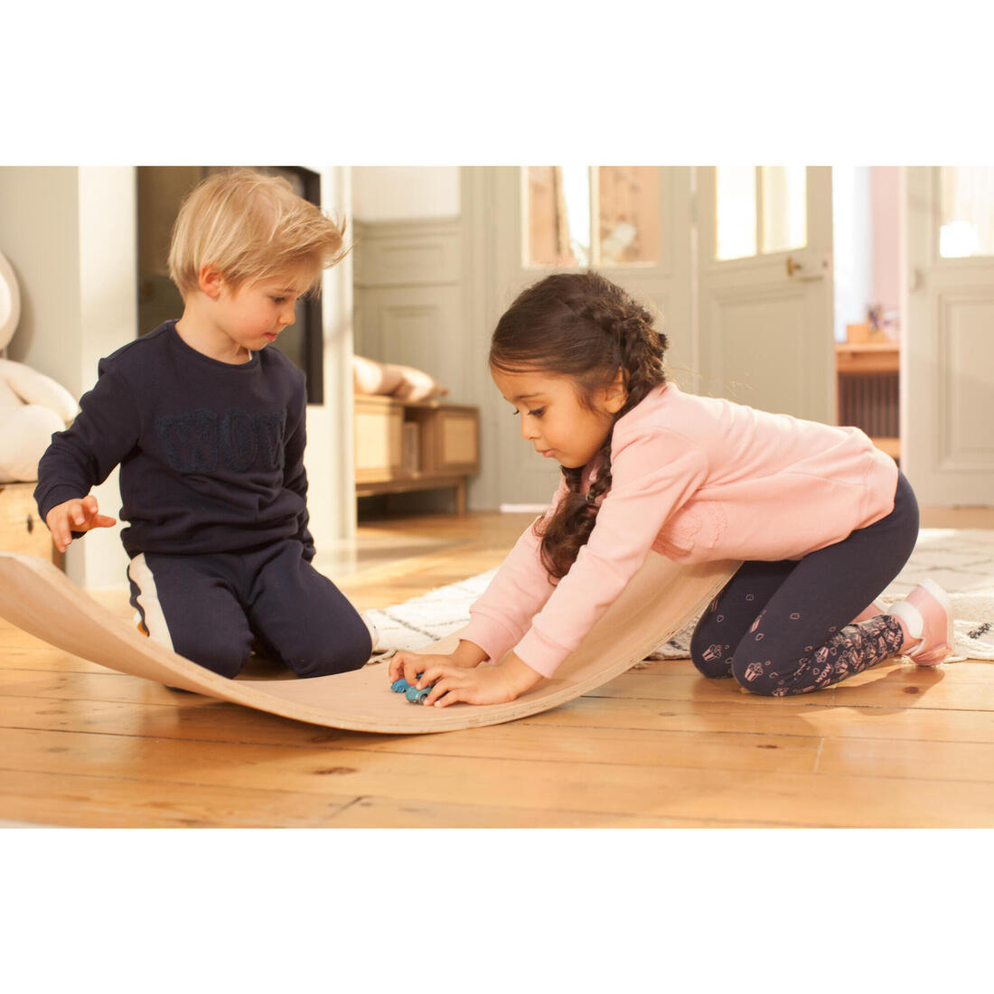 Sweat decat'oons imprimé beige baby gym enfant
