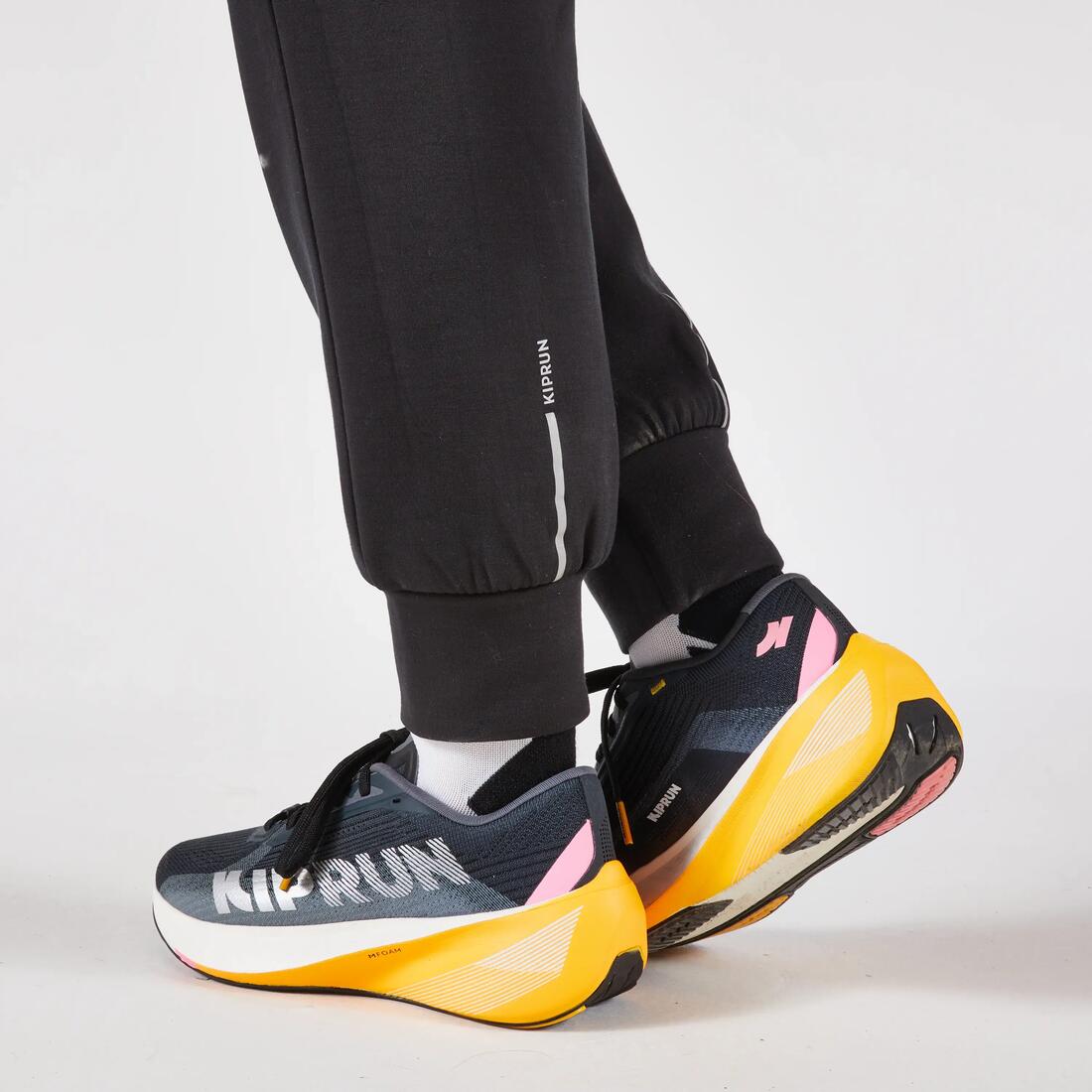 Pantalon chaud de running Femme- KIPRUN Run 500 Warm Noir