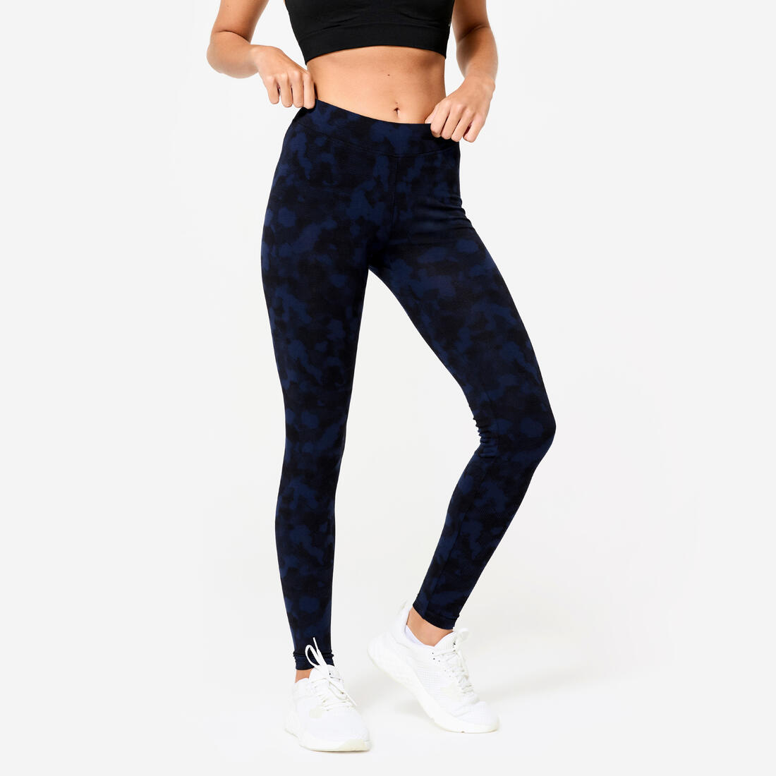 Legging fitness long coton extensible respirant femme - Fit+