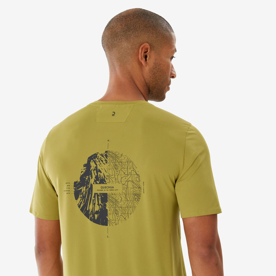 T-shirt de randonnée manches courtes - MH500 - homme