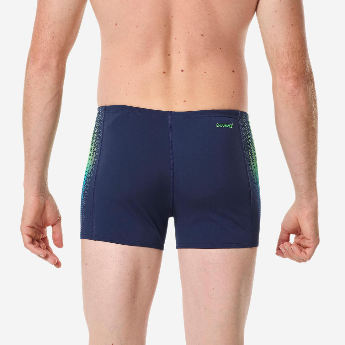 Boxer de bain natation homme, bleu marine vert