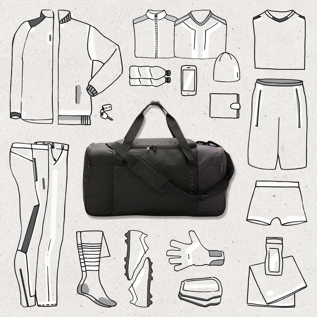 Sac sport 55l - essential