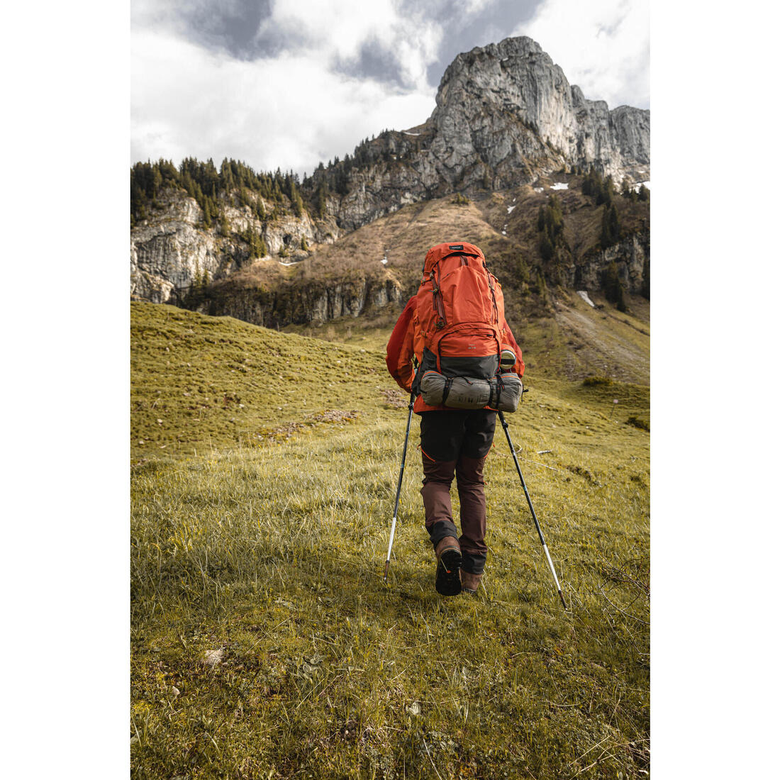 Sac à dos de trekking homme 60+10l - mt500 air