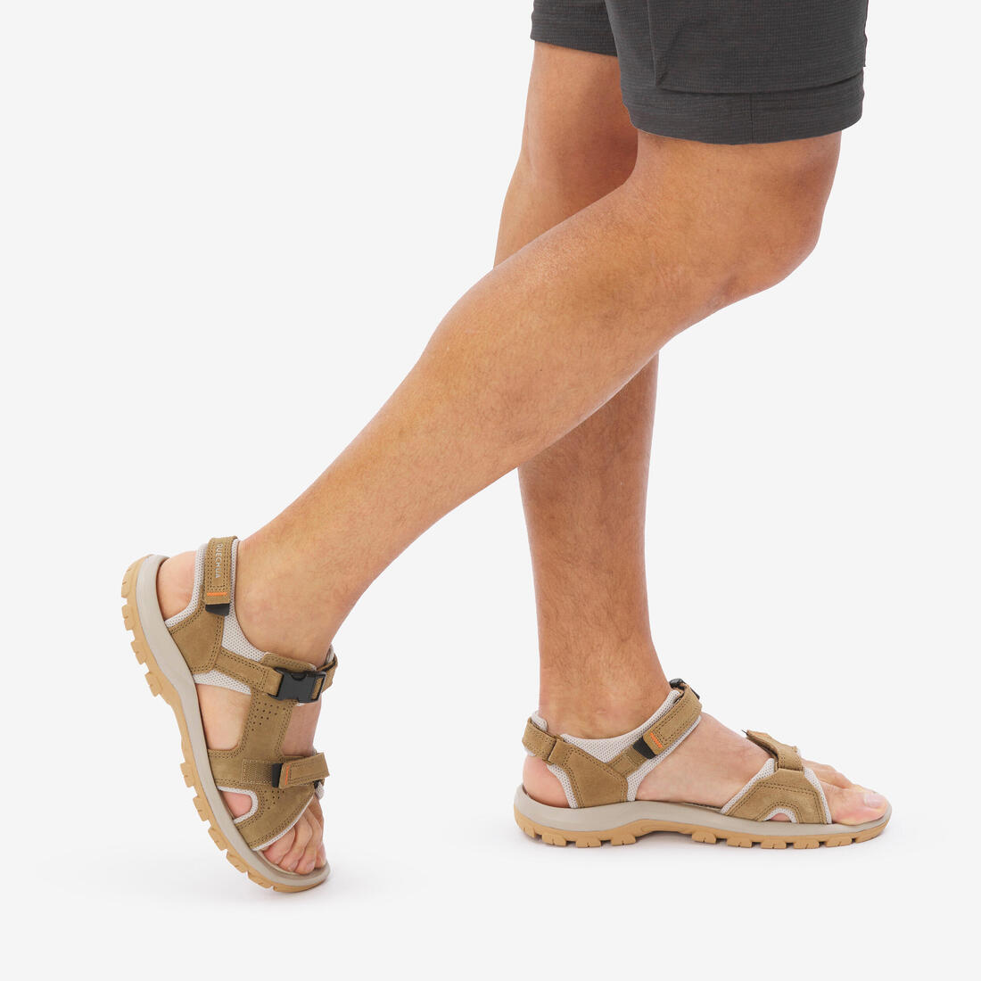 Sandales de randonnée homme, NH500 Cuir