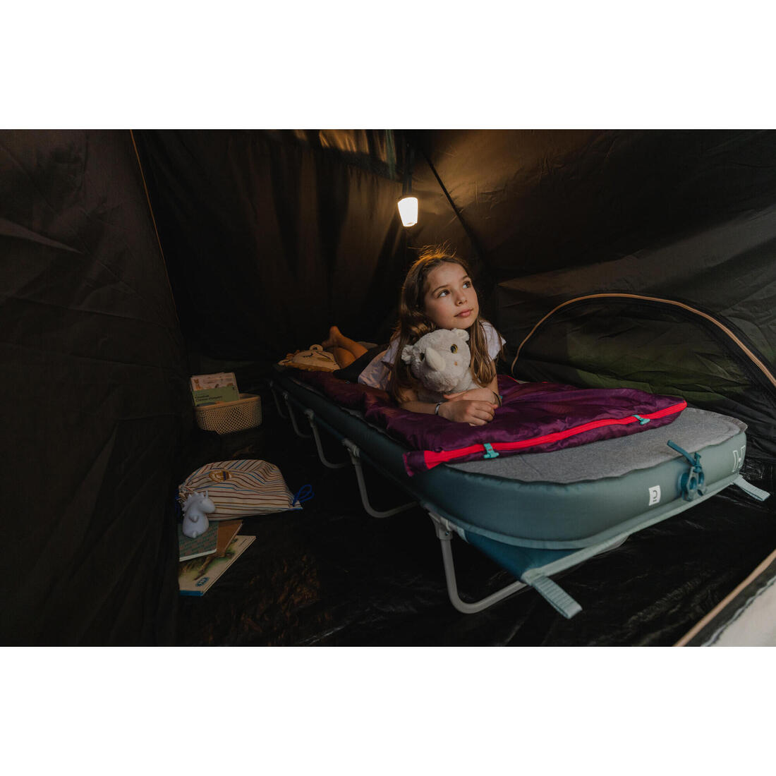 LIT DE CAMP POUR LE CAMPING - CAMP BED BASIC 60 CM - 1 PERSONNE