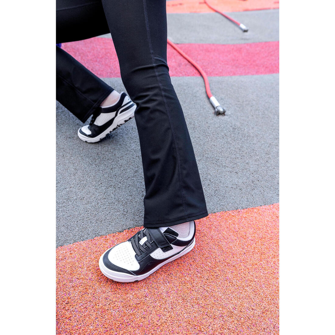 Legging de fitness évasé taille haute fille