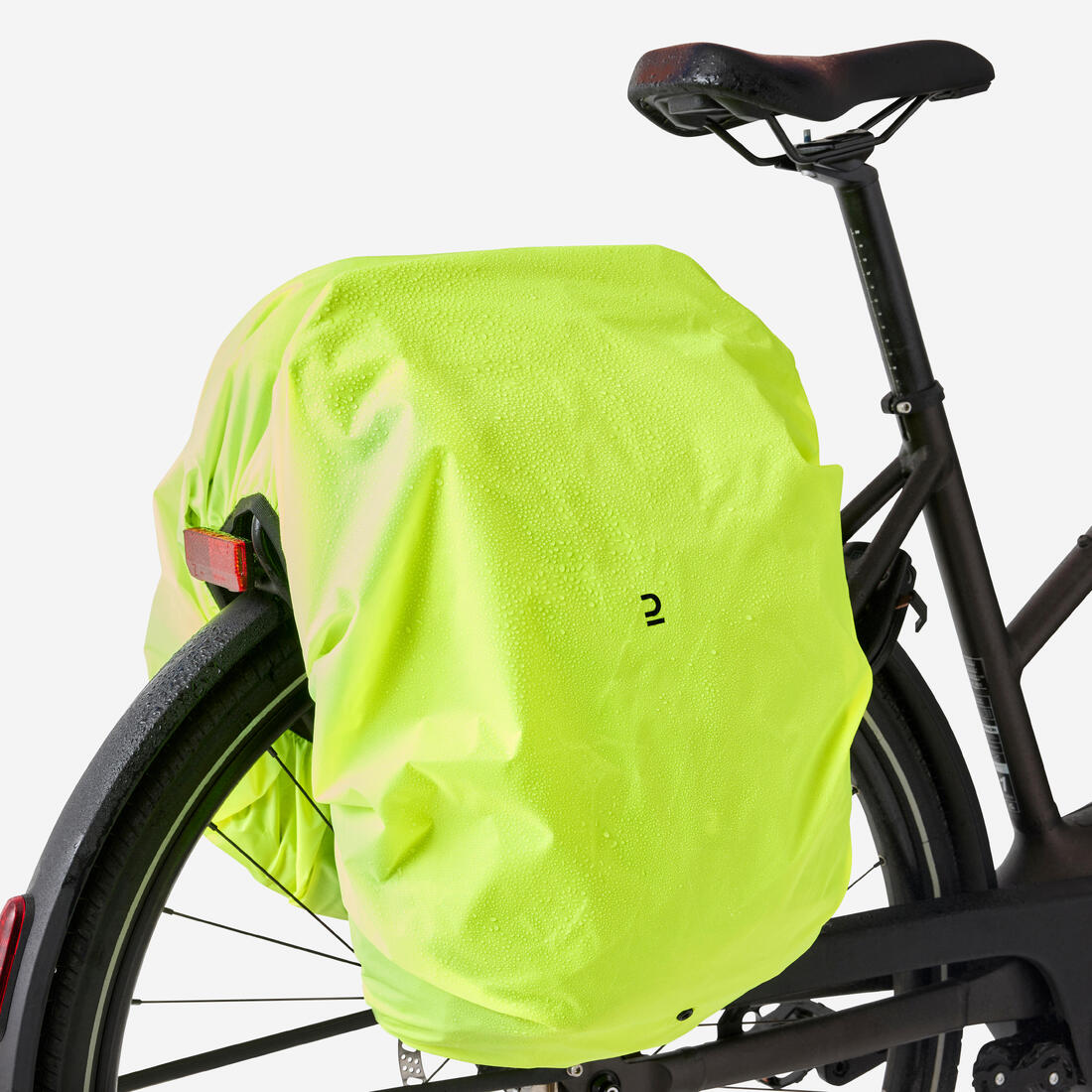SAC A DOS VELO POUR PORTE-BAGAGES DOUBLE 27 LITRES SEPIA