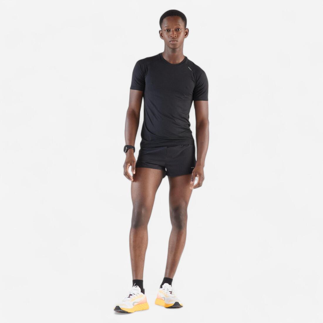 T-SHIRT DE RUNNING 500 CONFORT SLIM SANS COUTURES