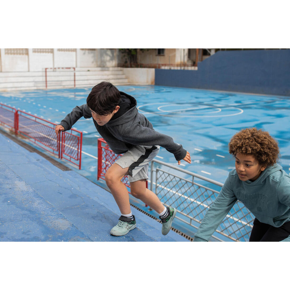 Sweat à capuche coton enfant imprimé