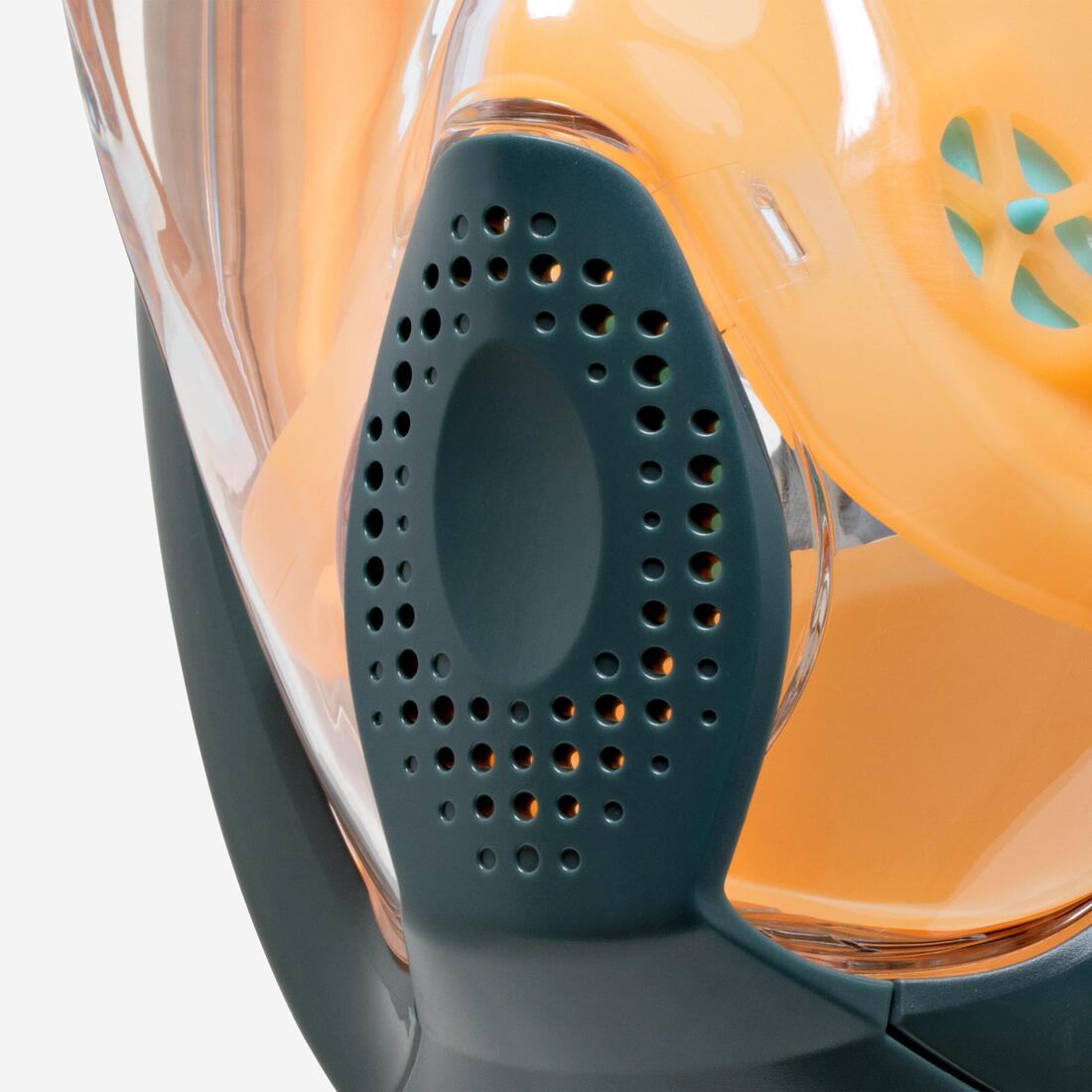 Masque snorkeling surface easybreath + avec valve acoustique > 10 ans - jungl