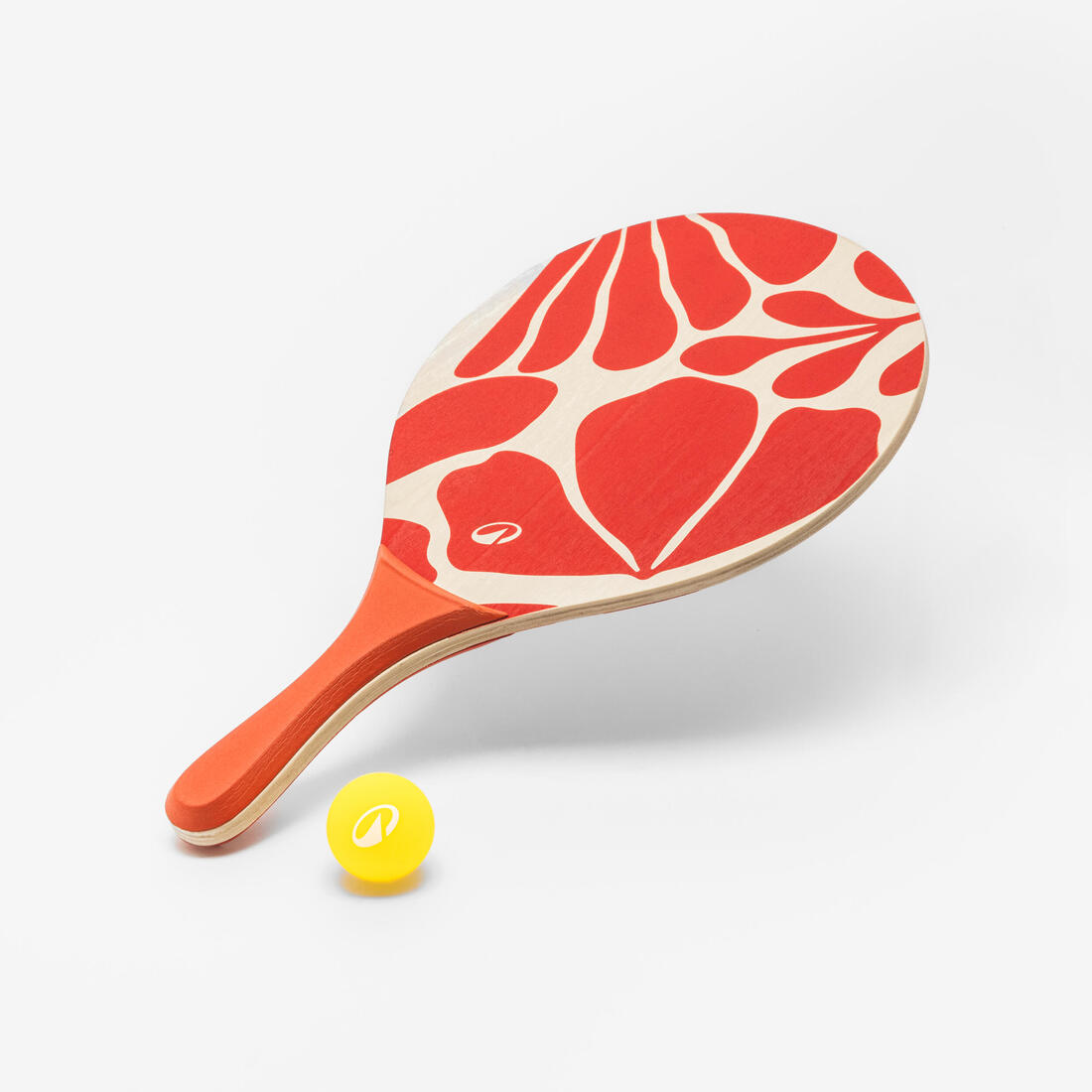 Set raquettes Beach Tennis WOODY RACKET WHITE