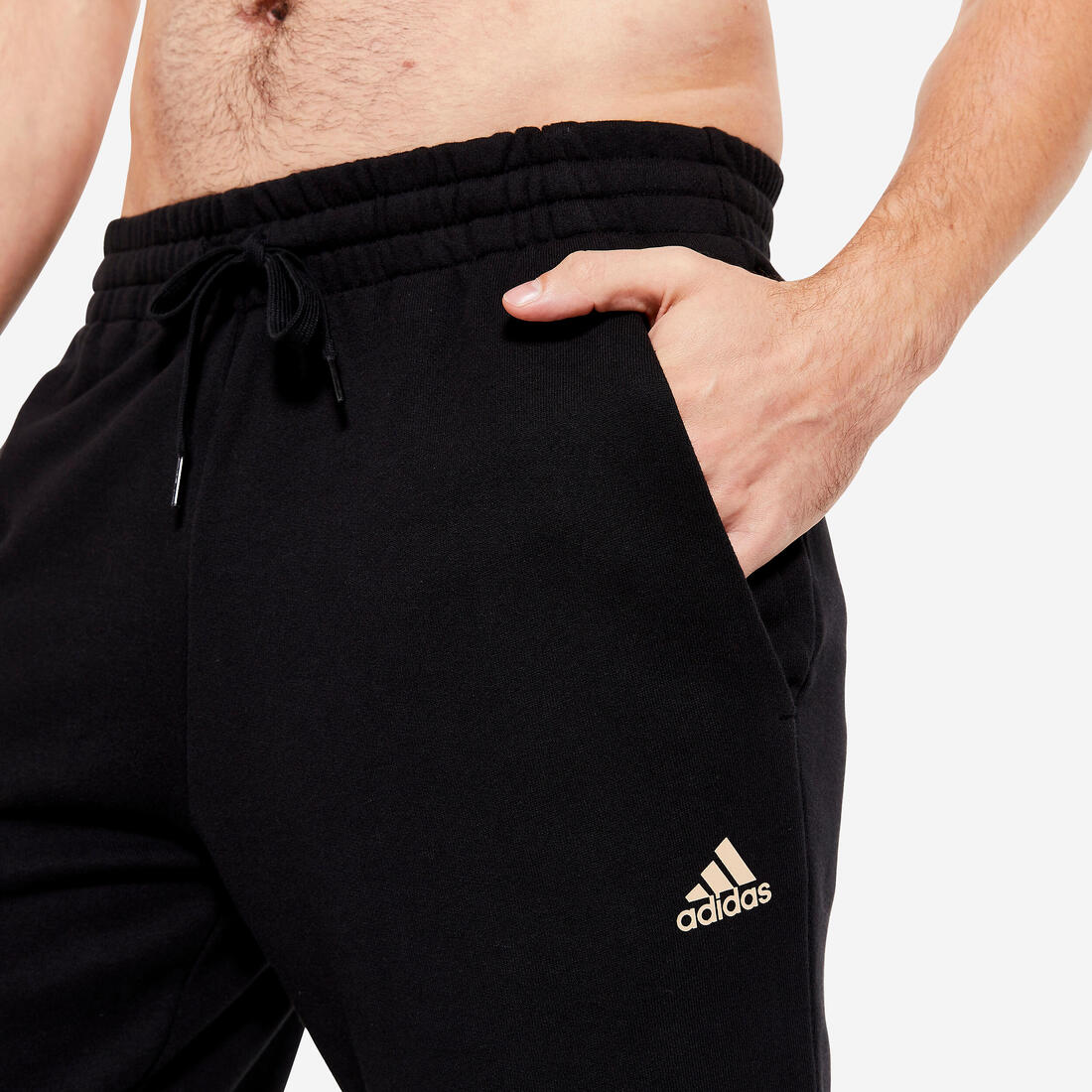 PANTALON JOGGING DE FITNESS SOFT TRAINING ADIDAS HOMME NOIR