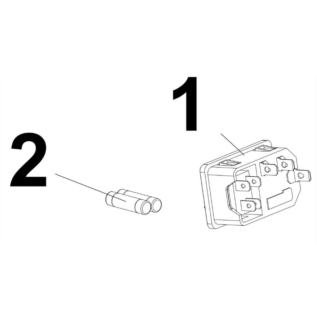 INTERRUPTEUR PORTE FUSIBLE