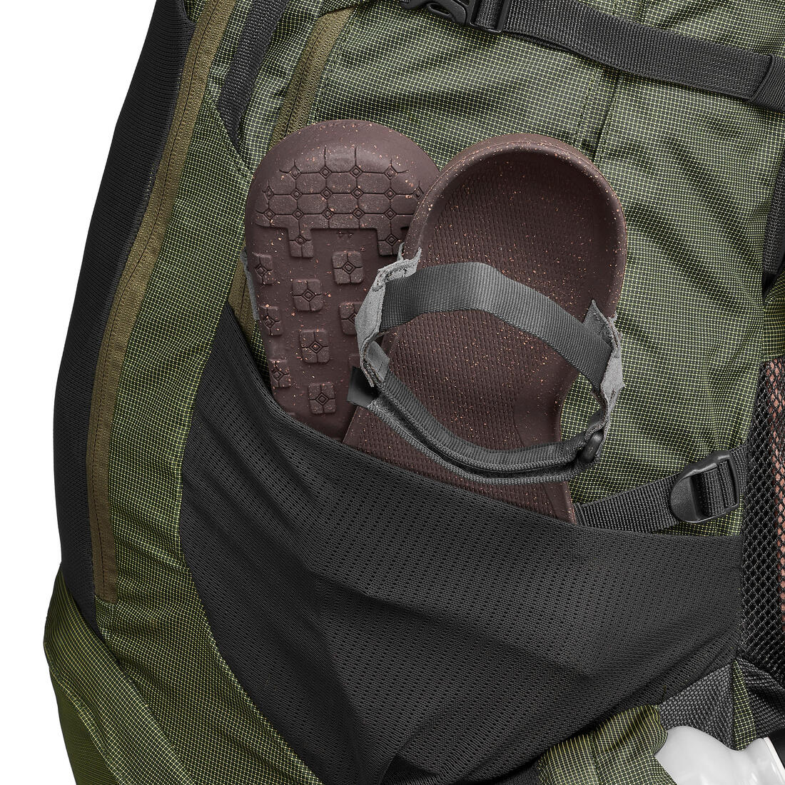 Sandales de bivouac - hydrophobe - semelle caoutchouc - MT500