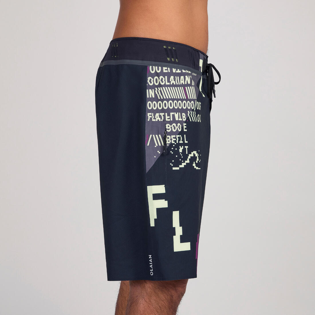 Surf Boardshort Long 900 Grungy Pink.