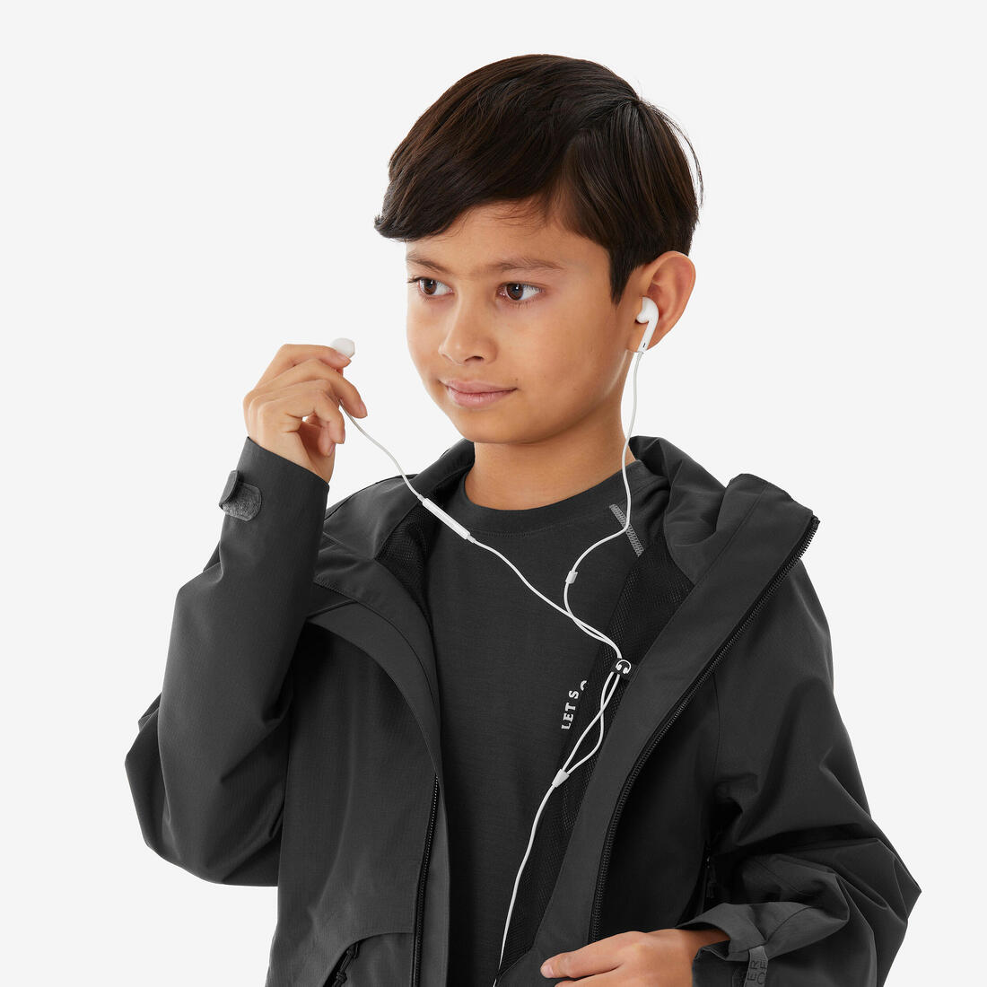 Veste de randonnée montagne imperméable légère enfant 7-15 ans, MH900