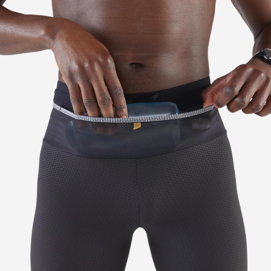 Cuissard de running / trail Homme longue distance - KIPRUN Run 900 Ultra Noir