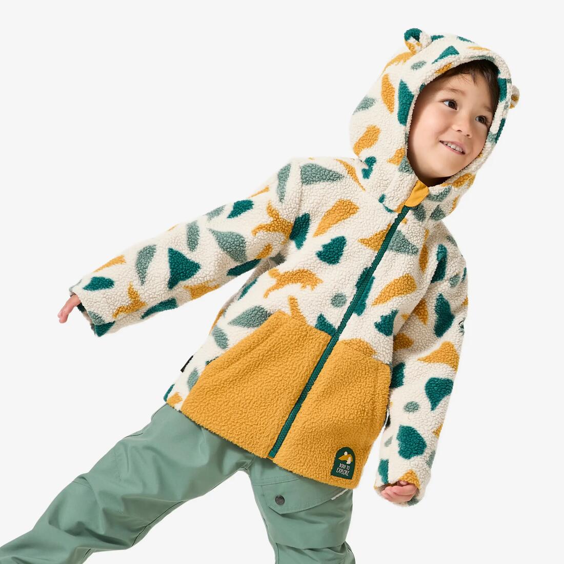 Veste polaire enfant 2-6 ans, sherpa NH500