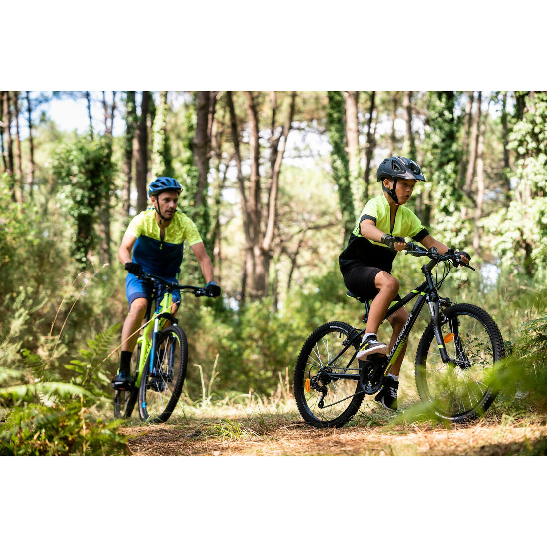 VTT ENFANT ROCKRIDER ST 500 24 POUCES 9-12 ans Jaune Fluo