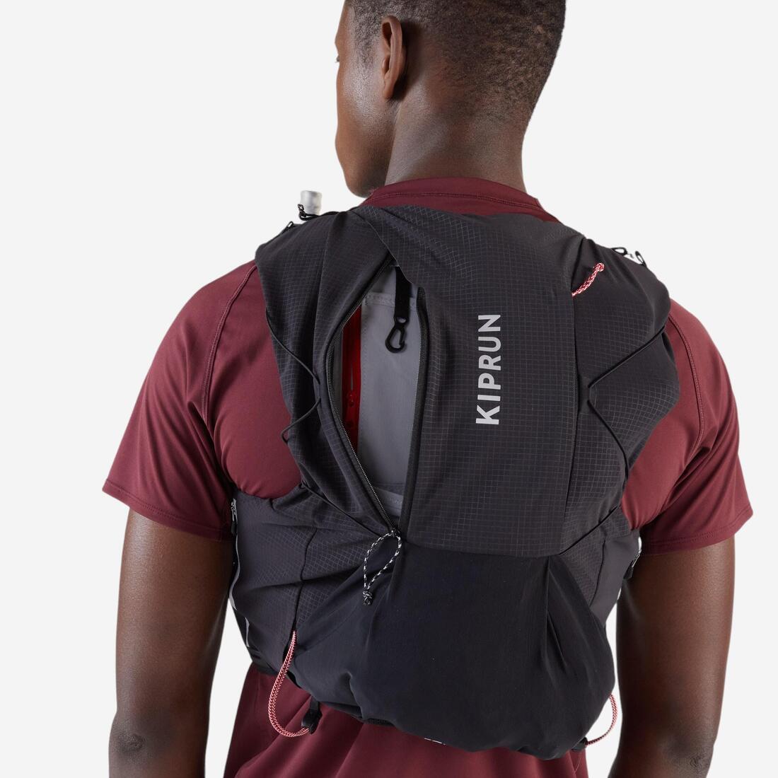 Sac trail running mixte + poche à eau 2L incluse - KIPRUN 900 15L