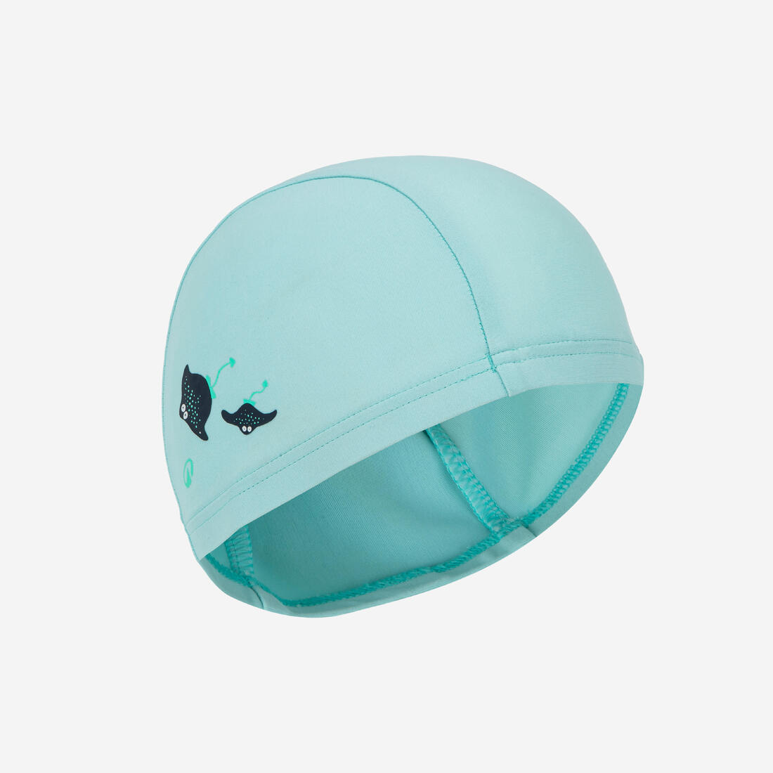 Bonnet De Bain Bébé Bleu Imprimé Tigre En Maille