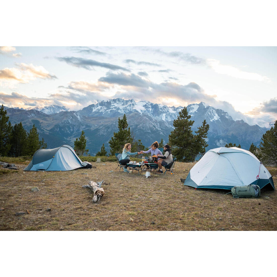 Tente de camping instantanée 3 places, 2 Seconds