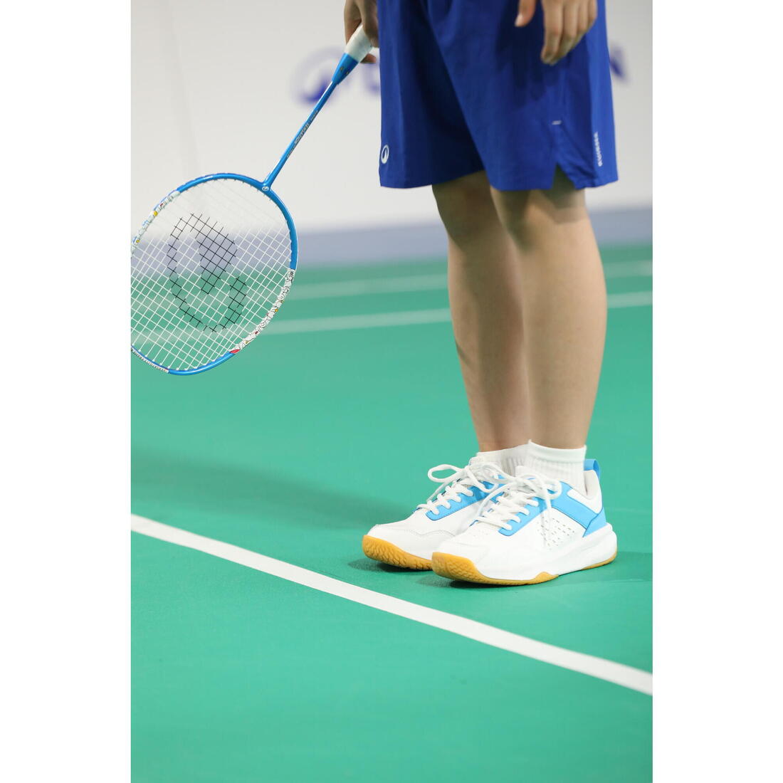 Chaussures de Badminton Enfant BS Sensation 500 - Aqua