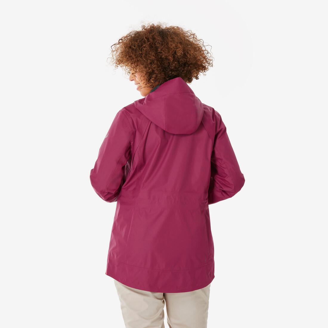 Veste de randonnée imperméable femme, NH500