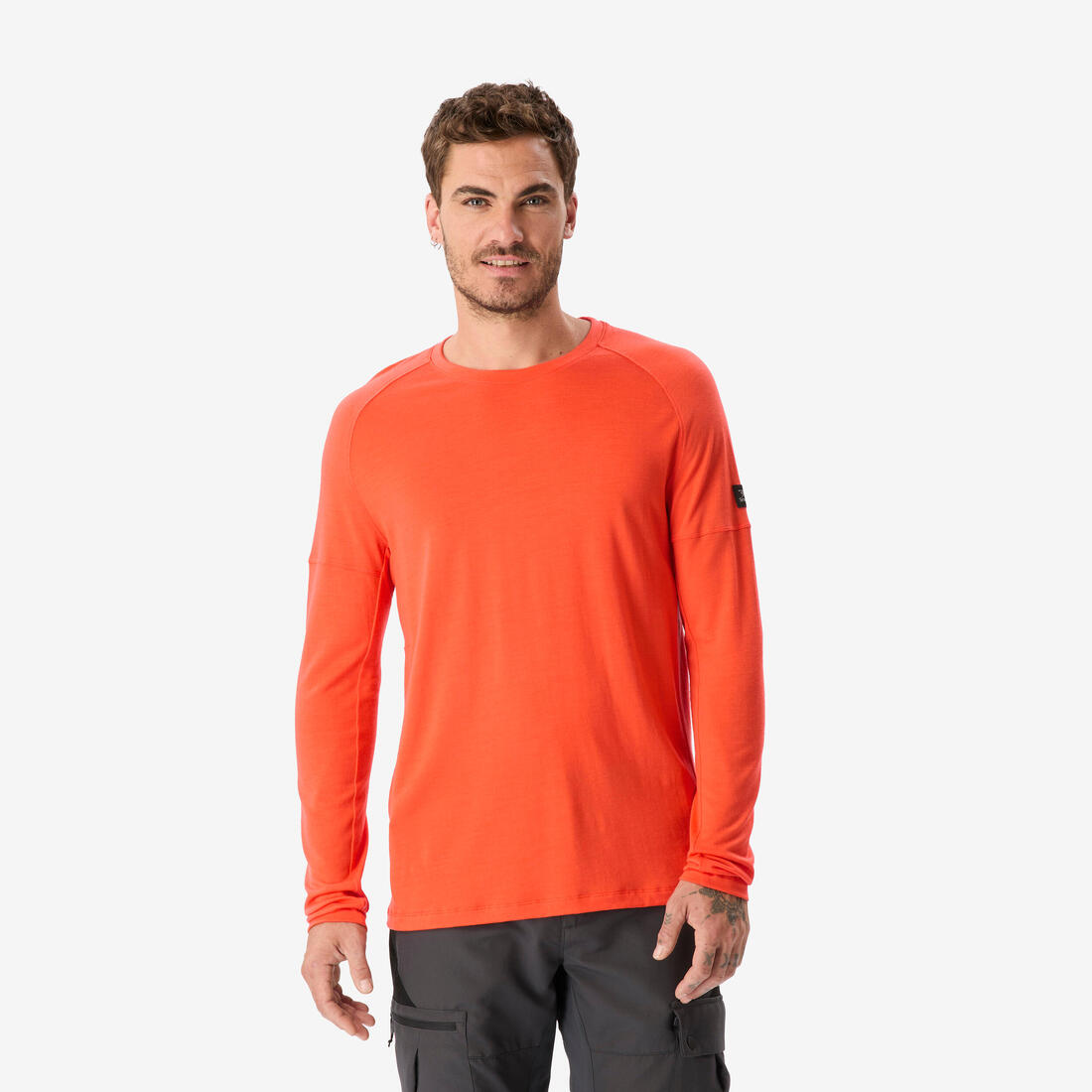 T-shirt manches longues en laine mérinos homme, Merino Resist