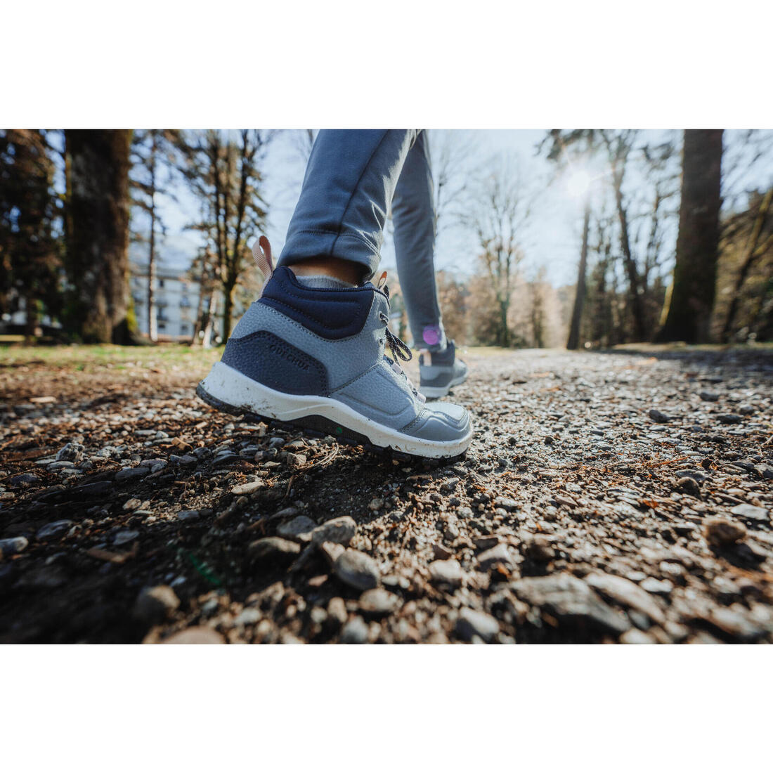 Chaussures de randonnée enfant - NH500 MID BLEU - 35 AU 38