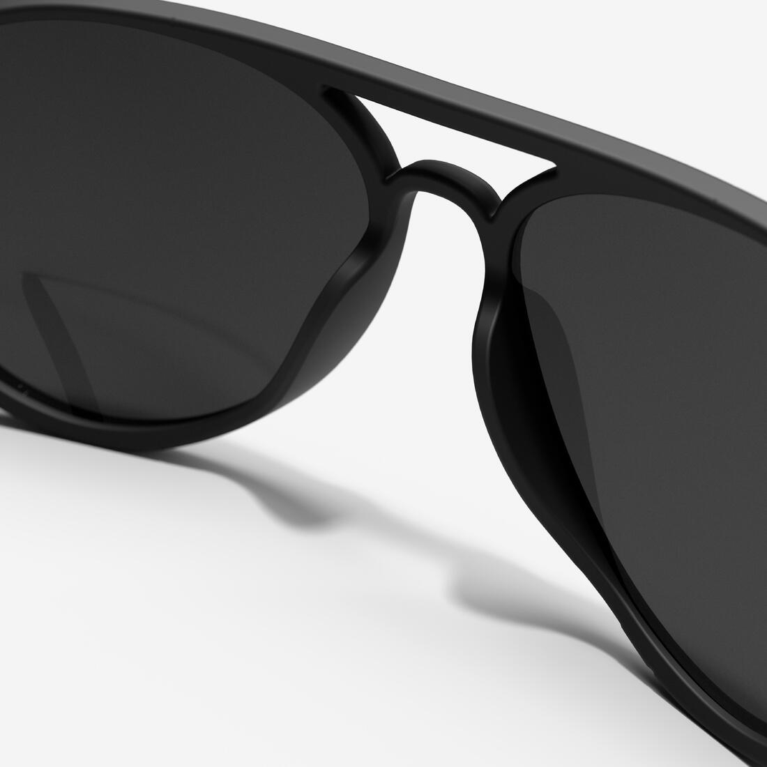 Lunettes de soleil randonnée - MH120A - adulte - catégorie 3 noires