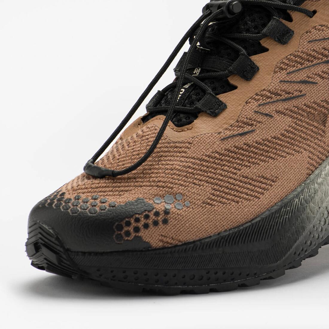 Chaussures de running route et chemin homme, Salomon Aero Blaze Gravel 4 marron