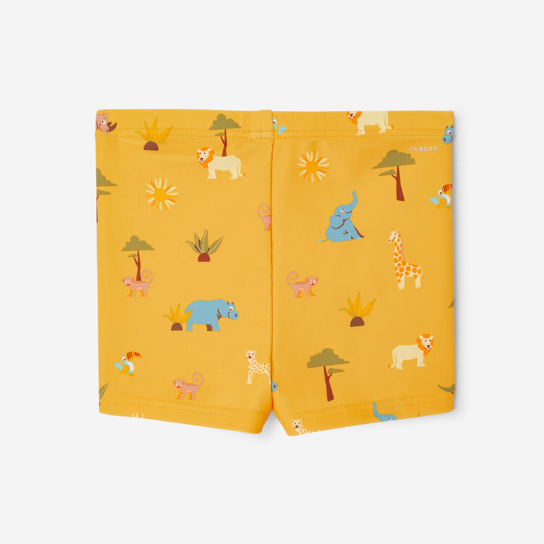 Boxer de bain bébé / enfant bleu imprimé crabes