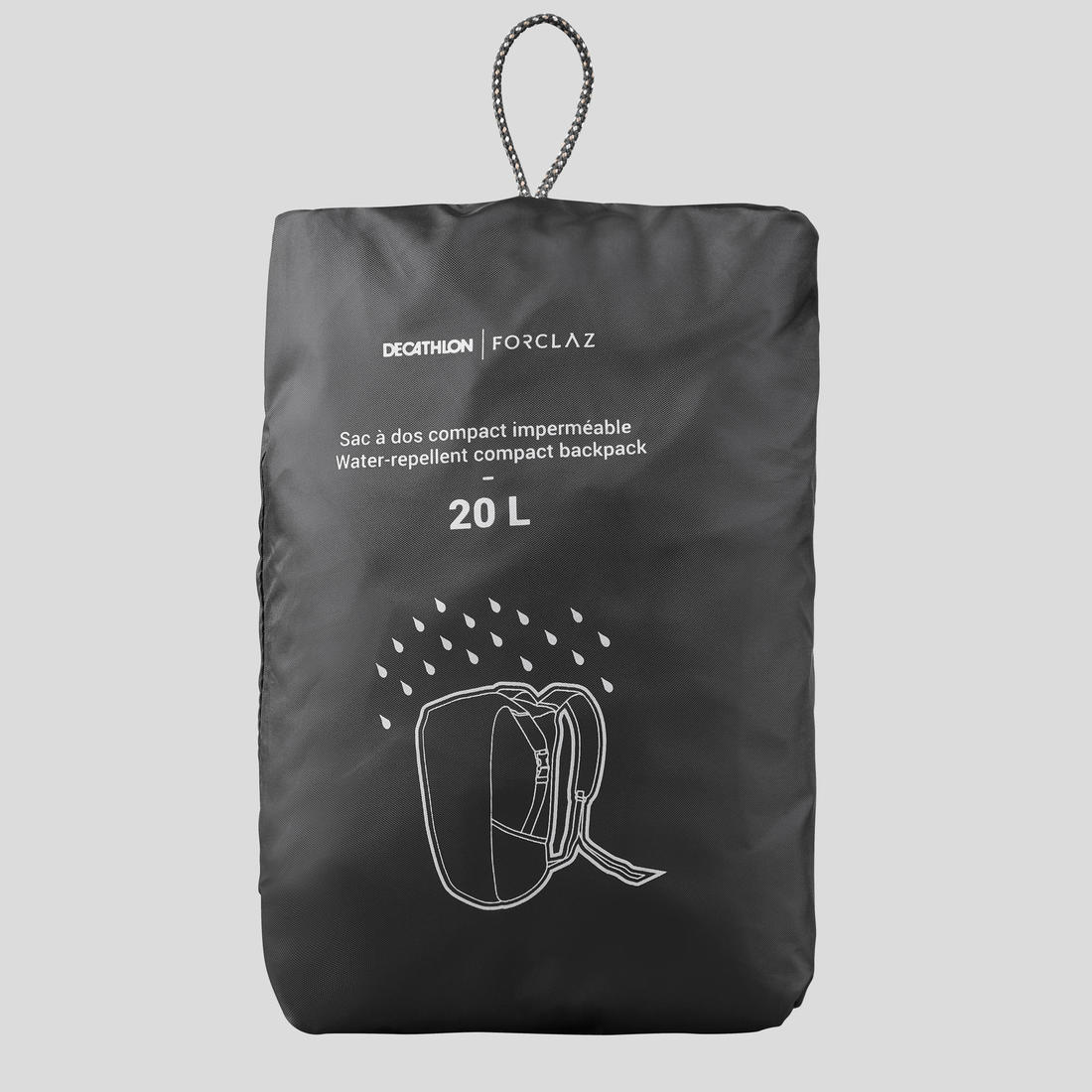 Sac à dos pliable et imperméable 20l - travel