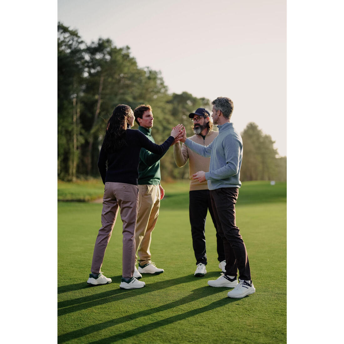 Pantalon chino de golf coton femme, MW500