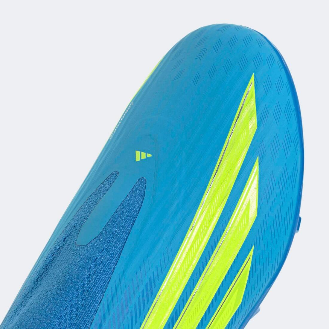 adidas F50 League sans lacets FG/MG chaussure Enfant Bleu