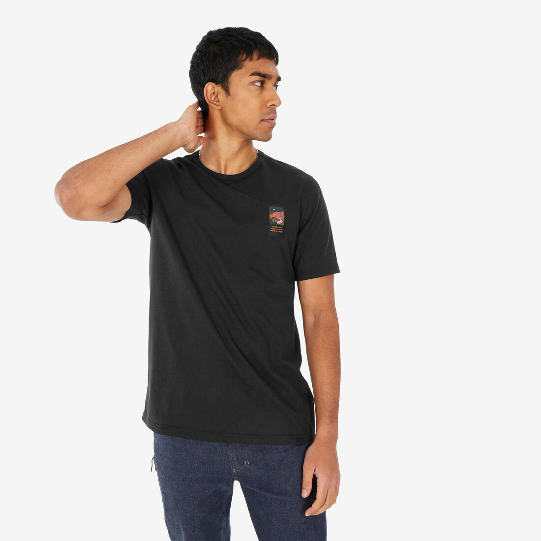 T-shirt de randonnée manches courtes homme, NH100