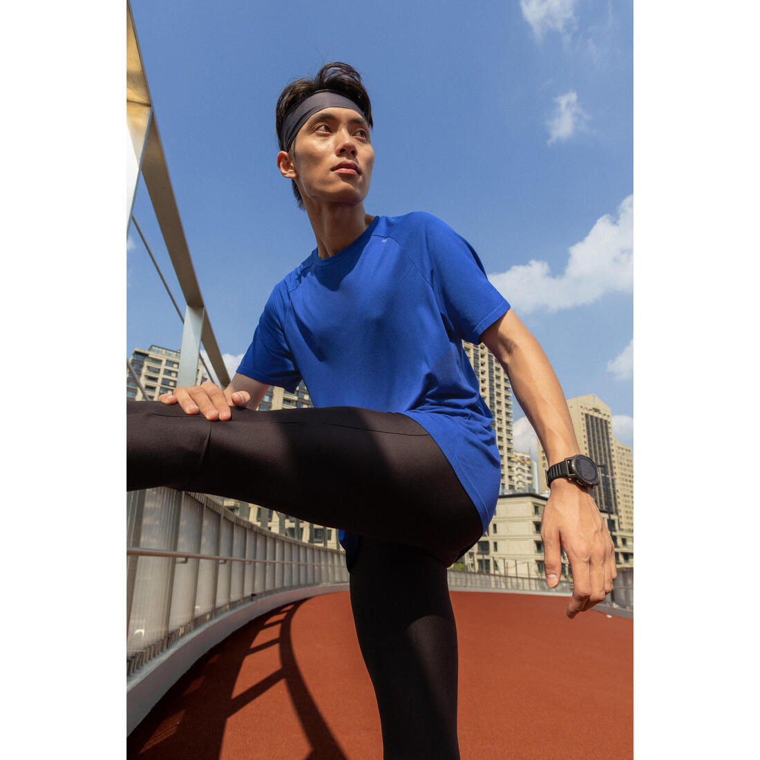 T-shirt de running sans coutures homme - kiprun run 500 confort