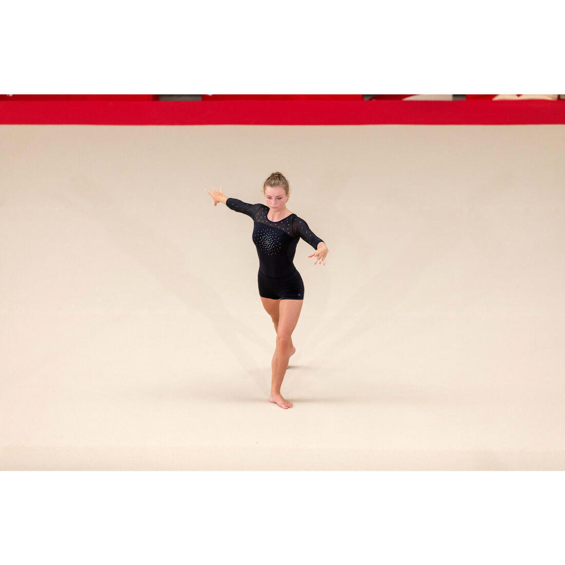 Short noir strass 900 Gymnastique Artistique Féminine