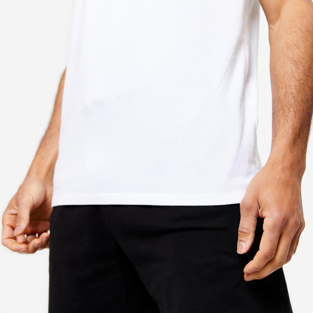 T-shirt fitness coton homme - 100 sportee