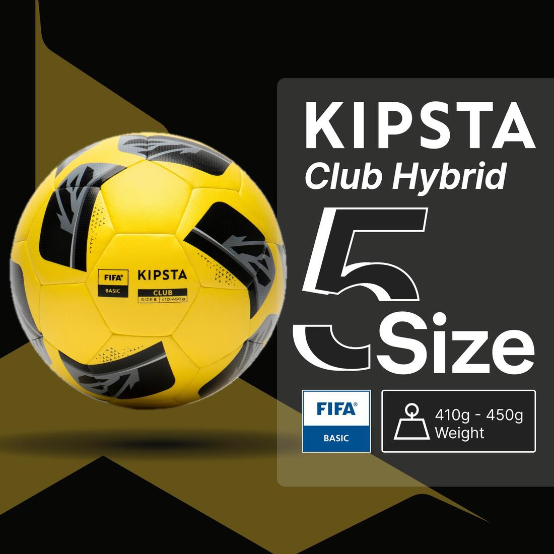 Ballon de football Hybride FIFA BASIC CLUB BALL taille 5