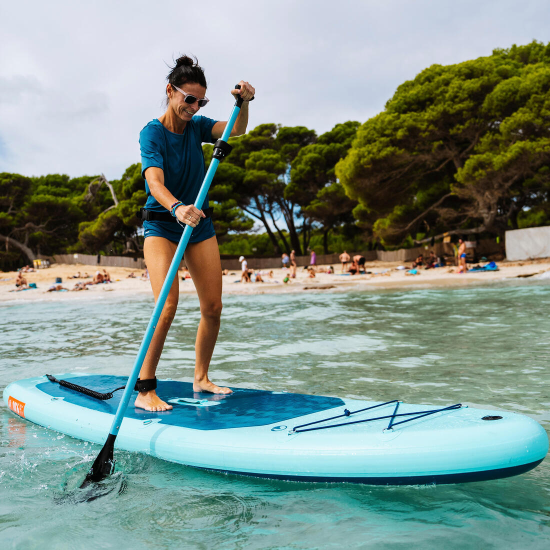 Pagaie de stand up paddle 100 en 3 parties - 165-205cm