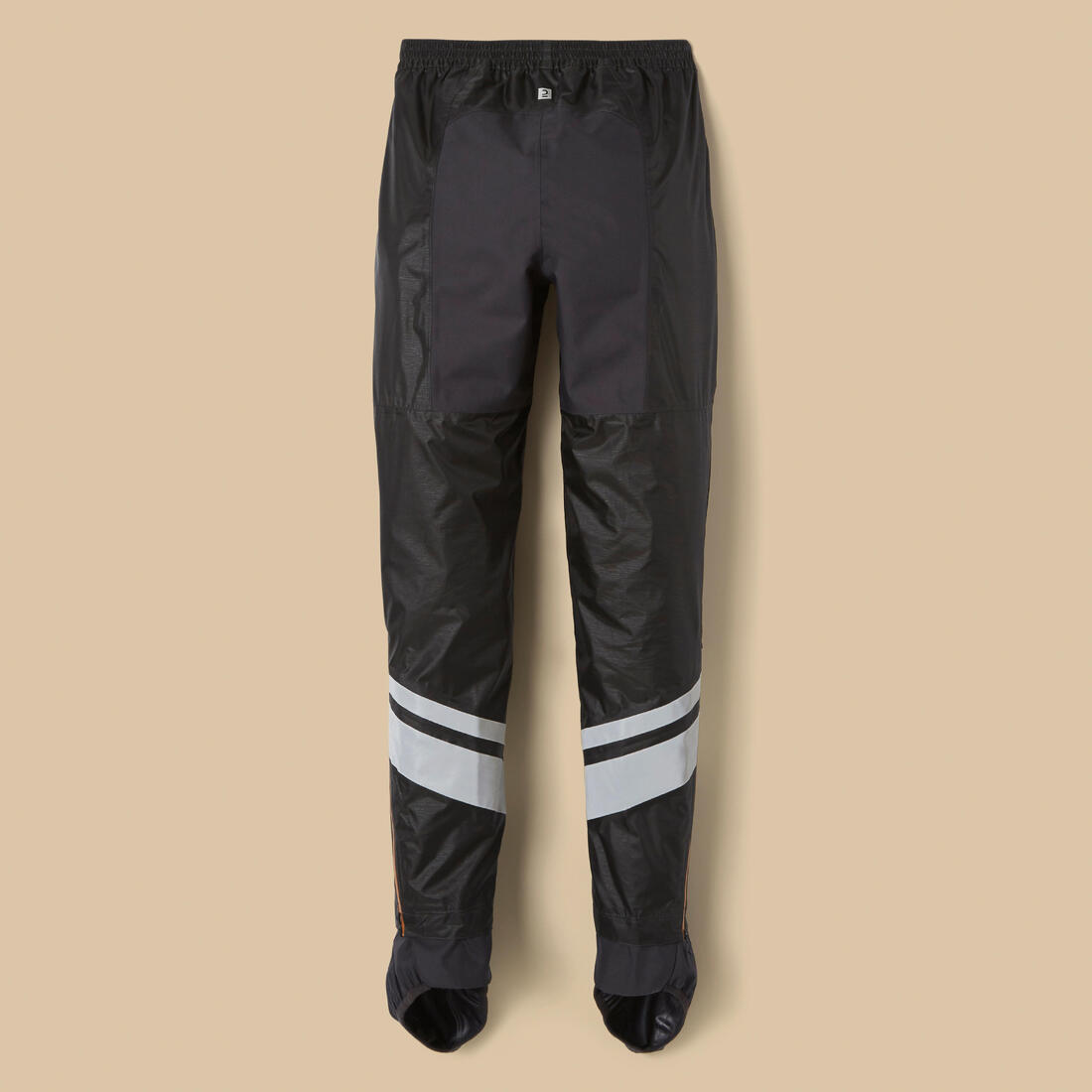 SURPANTALON PLUIE VELO VILLE AVEC COUVRE-CHAUSSURES INTEGREES 540 FEMME NOIR
